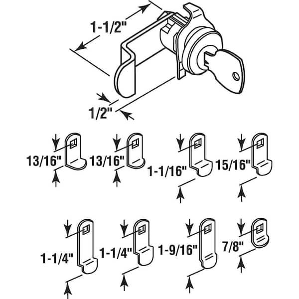 Lock & Key Set For M/Winch Only! Stamped Numbers #2341 or #2007 Choose  stamping below.