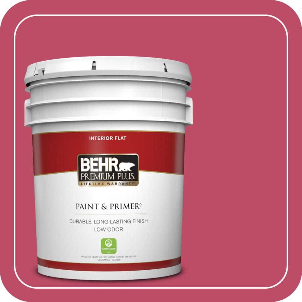 5 gal. #S-G-110 Orchid Rose Flat Low Odor Interior Paint & Primer price history on PriceWatchPro