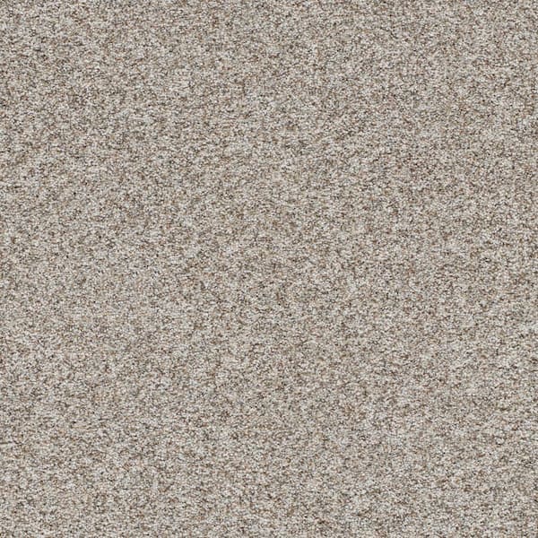 Lifeproof Modern Mosaic II-Lopez Gray-55 oz. SD Polyester Texture Installed Carpet