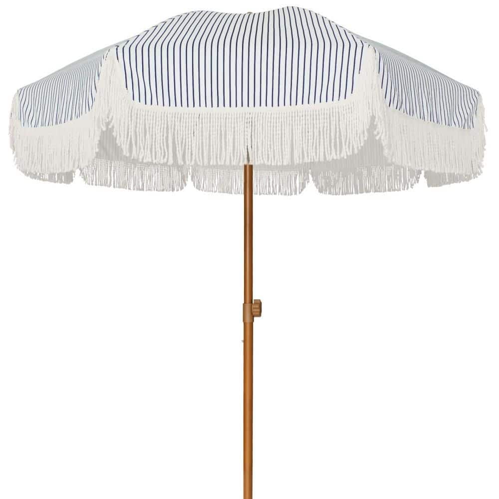 UPF50+ Outdoor Umbrella, 7 ft, Sturdy Steel Frame, Push Button Tilt, Market, Patio Umbrella in Navy Blue price history on PriceWatchPro