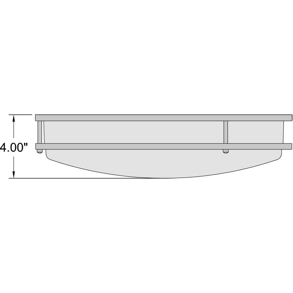 Solero II Bronze 20" Contemporary LED Flush Mount Light