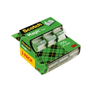 3/4 in. x 300 in. Magic Tape (3-Pack)