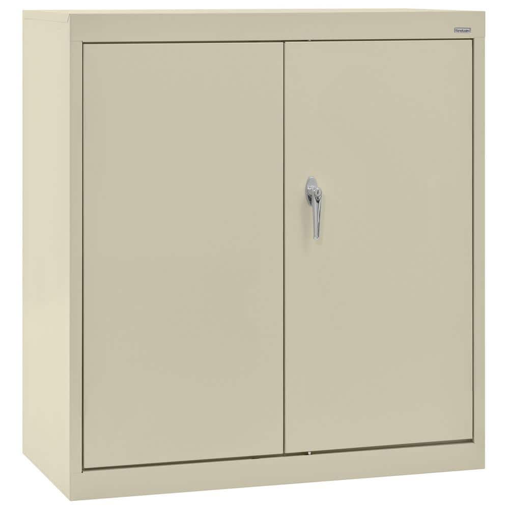 Sandusky Classic Series (36 in. W x 36 in. H x 18 in. D) Counter Height Freestanding Cabinet in Putty, Pink -  CA21361836-07