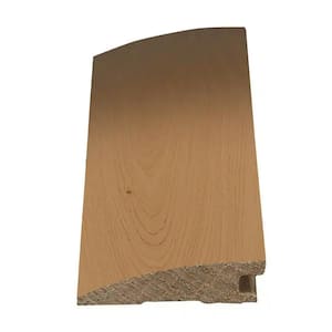Teaberry 1/2 in. Thick x 2 in. Width x 78 in. Length Flush Reducer European White Oak Hardwood Trim