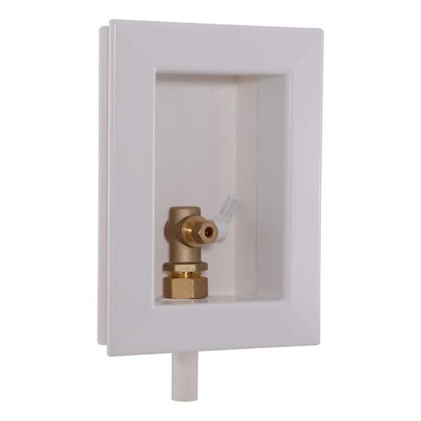 1/2 in. PEX x 1/4 in. Compression Fixture Outlet Box