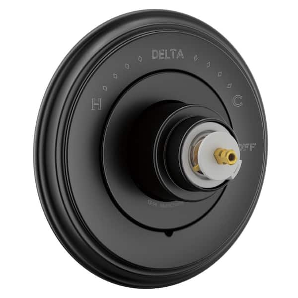 Cassidy 1-Handle Diverter Valve Trim Kit in Matte Black (Valve and Handle Not Included)