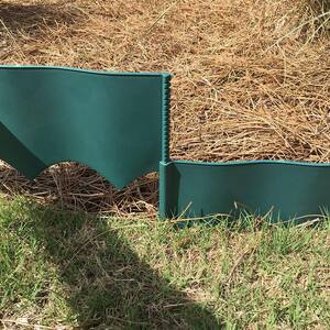 2 ft. W x 0.25 in. L Green Plastic Easy Edging