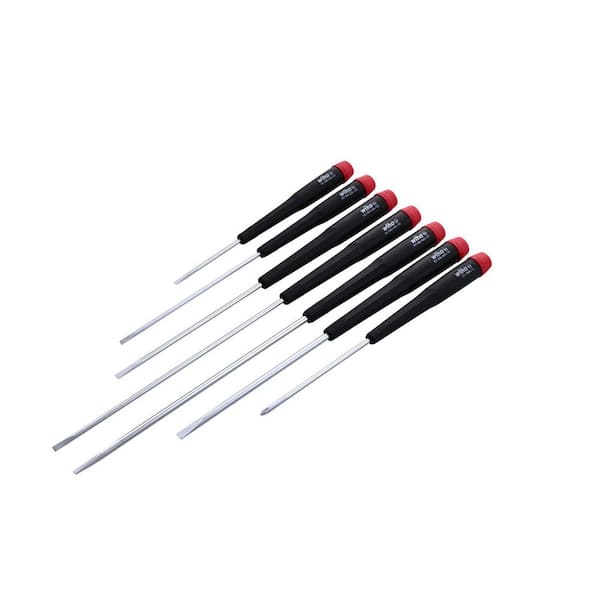 Precision Screwdriver Set-Slotted, Phillips (7-Piece)