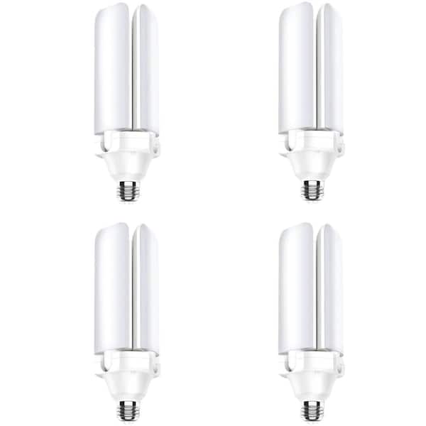 Feit Electric 300 Watt Equivalent Indoor Outdoor Garage 3 Panel Foldable Led Light Bulb 5000k Daylight 4 Pack Adj4000 5k The Home Depot Feit Electric 300 Watt Equivalent, Outdoor Led Flood Light Bulbs 300 Watt Equivalent