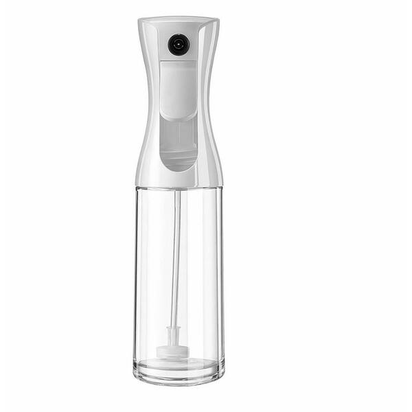 220 ml White Glass Oil Sprayer with Continuous Mist Nozzle for Cooking and Salad