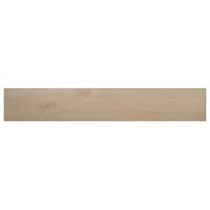 Hemlock Natural Ash 8 in. x 0.35 in. Wood Look Matte Porcelain Floor and Wall Tile Sample