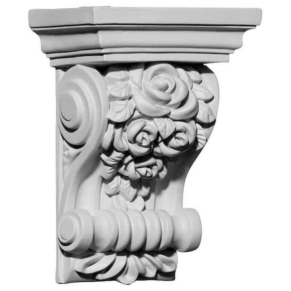 Ekena Millwork 4 in. x 2-3/4 in. x 5-5/8 in. Polyurethane Dublin Corbel
