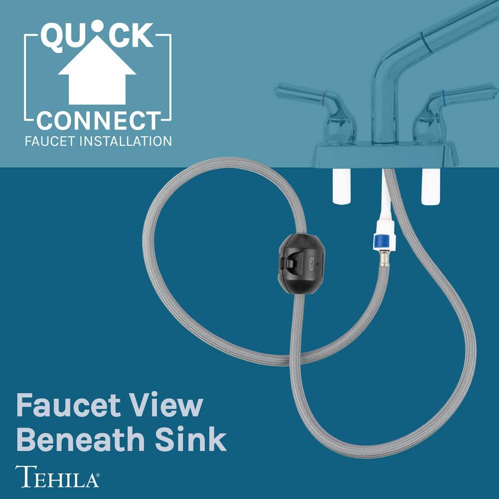Black Freestanding Utility Sink with Chrome Faucet and Metal Legs
