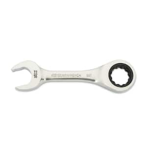 11/16 in. 12-Point 90-Tooth Reversible Ratcheting Combination Wrench