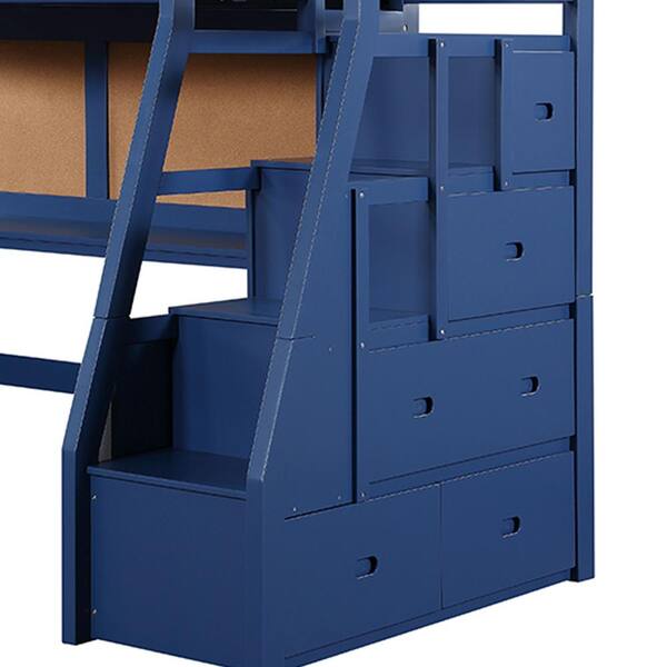 Acme jason ii loft shop bed storage ladder