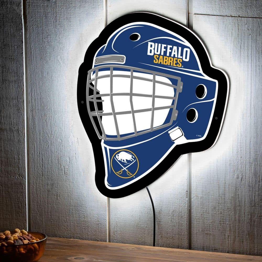 Evergreen Ultra-Thin Edgelight LED Wall Decor, Helmet, Detroit Lions- 19.5  x 15 Inches Made In USA