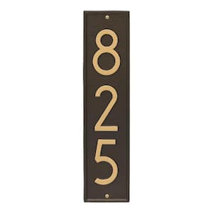Delaware Modern Personalized Rectangle Vertical Wall Plaque