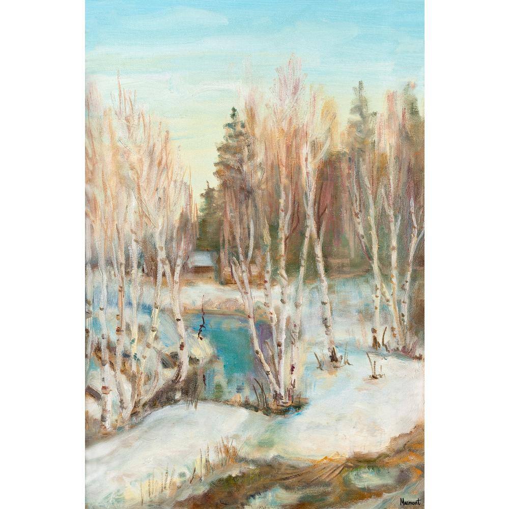 Day Dreams in Streams by Marmont Hill Unframed Canvas Nature Art Print 36 in. x 24 in