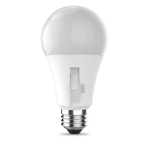 50/100/150-Watt Equivalent 3-Way A21 Non-Dimmable LED Light Bulb Selectable Color Temperature (1-Pack)