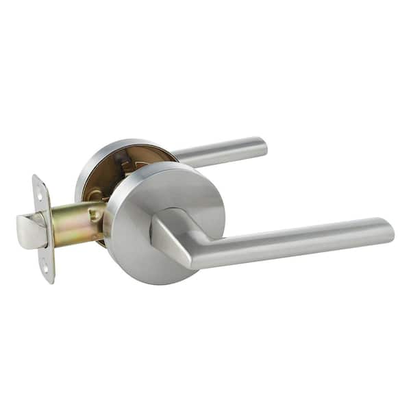 Reliant Series Light-Duty Residential Tubular Door Handle, Grade 3 Passage in Satin Nickel