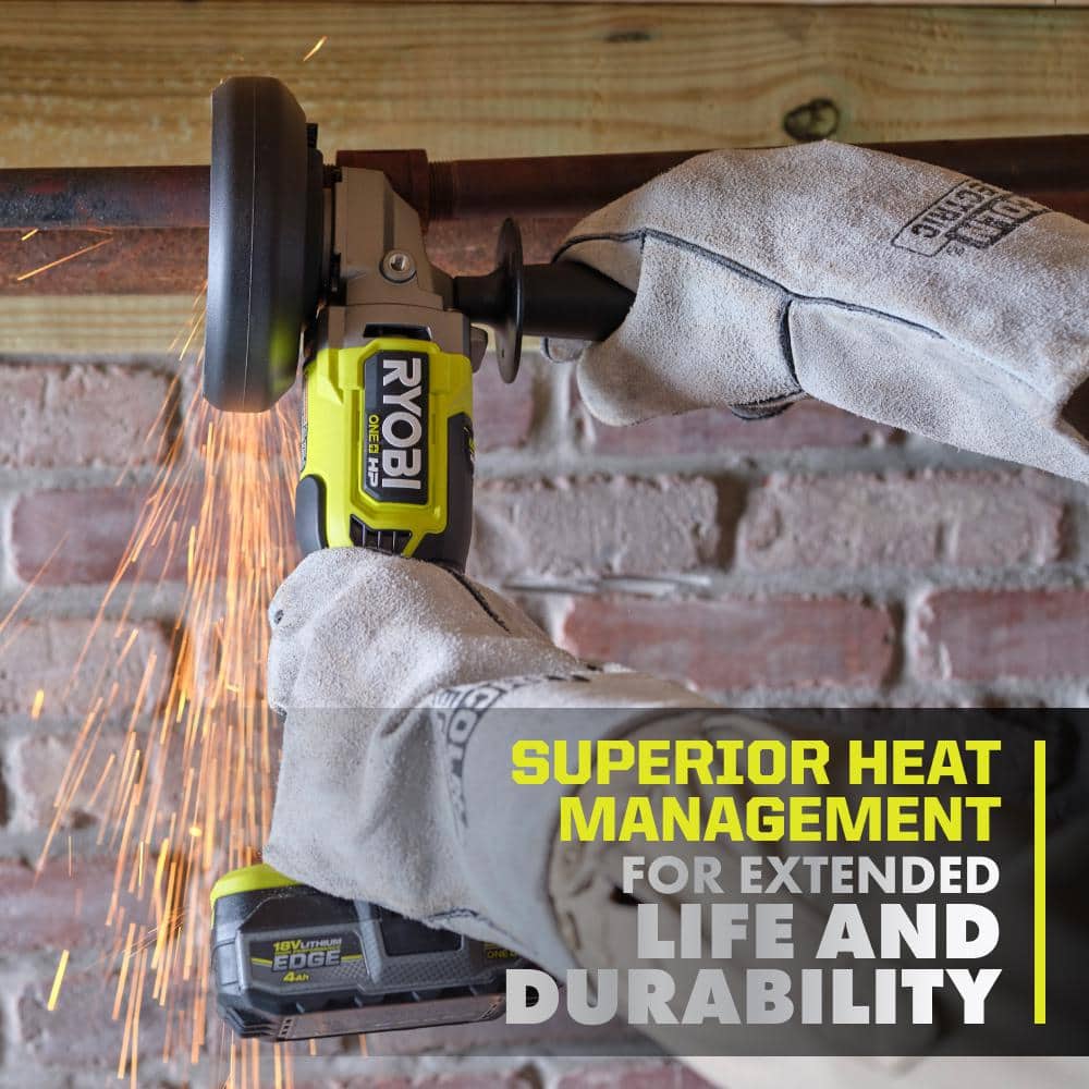 Ryobi ONE+ HP 18V Brushless Cordless 4-1/2" Angle Grinder - Image 5