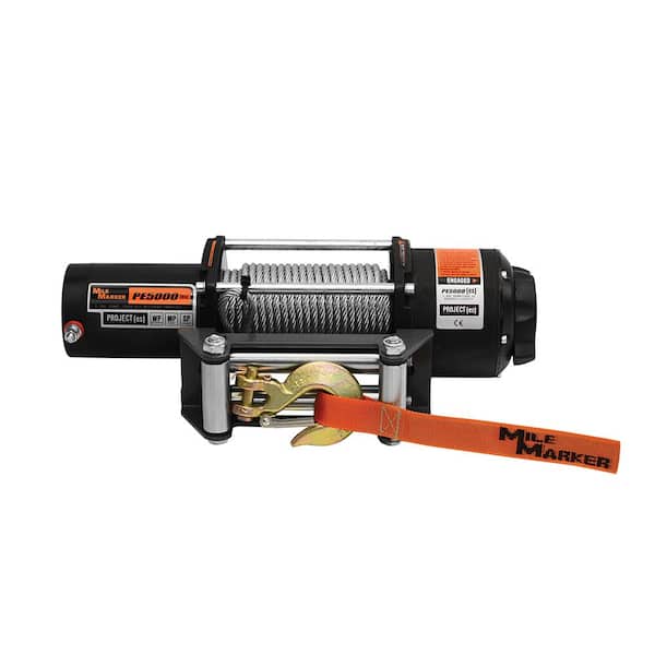 VEVOR Electric Winch 4500 lbs. Load Capacity Vehicles Winch with 39 ft.  Steel Cable and Wireless Handheld Remote GSSJPGSSYCYCAZZ41V9 - The Home  Depot