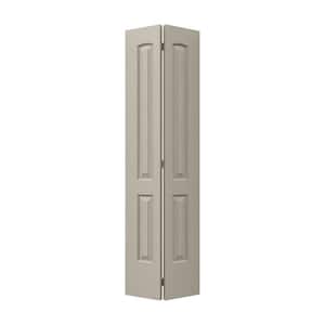 24 in. x 80 in. Caiman 2 Panel Desert Sand Paint Hollow Core Molded Composite Closet Bi-Fold Door