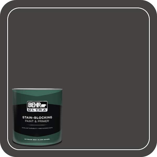 BEHR ULTRA 1 qt. #ECC-27-3 Evening Canyon Semi-Gloss Enamel Exterior Paint & Primer