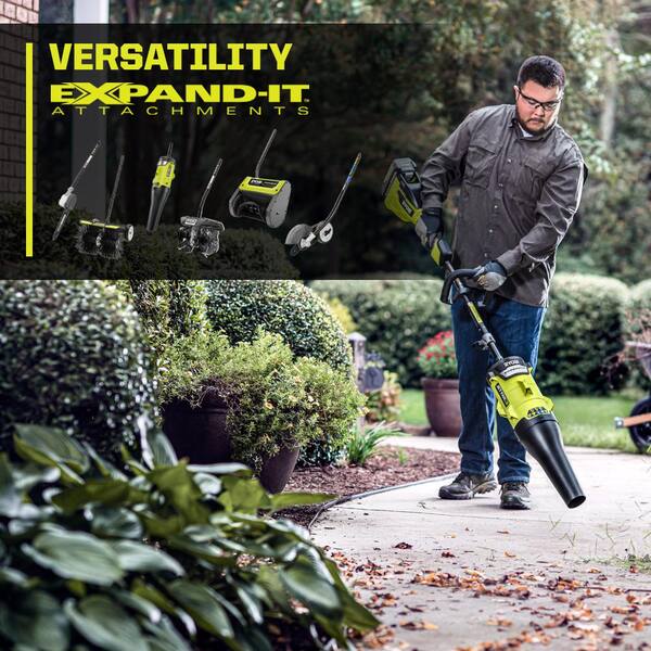 RYOBI 40V Expand-It Cordless Attachment Capable String Trimmer and Hedge  Trimmer with 4.0 Ah Battery and Charger RY40250-HDG - The Home Depot