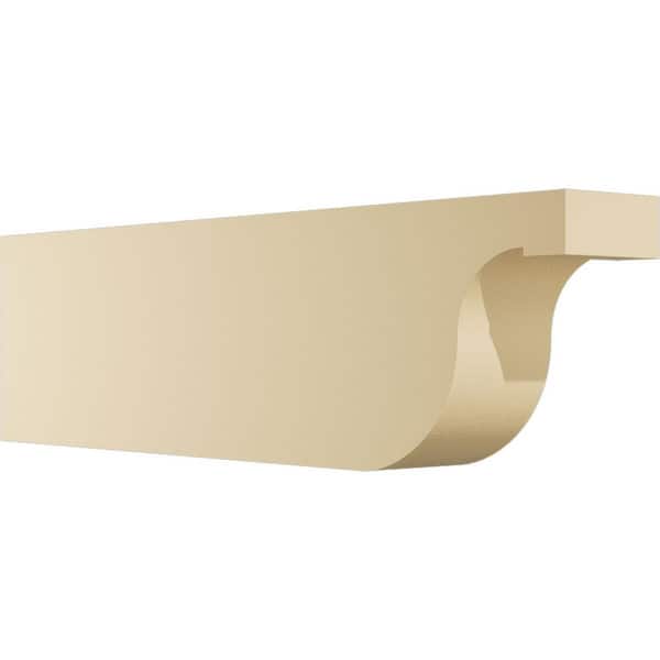 Ekena Millwork Standard Del Monte 5 in. W x 10 in. H x 36 in. D Signature Urethane Rafter Tail Outlooker