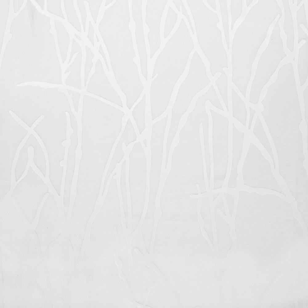 Edinburgh Sheer White Cotton Polyester Grommet Window Curtains