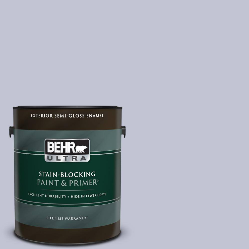 BEHR ULTRA 1 gal. 630E3 Grape Lavender SemiGloss Enamel Exterior