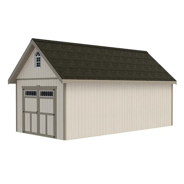 Best Barns Geneva 12 ft. x 20 ft. Wood Garage Kit without Floor