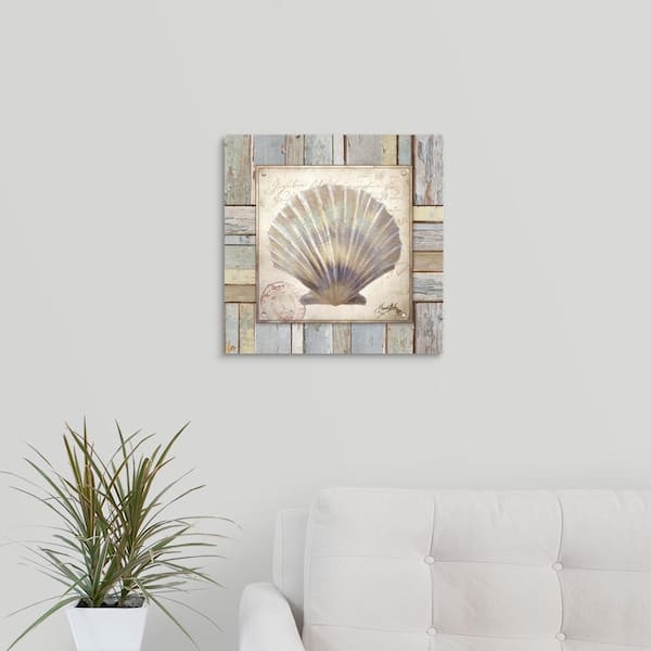 GreatBigCanvas "Beach Shell I" by Elizabeth Medley Canvas Wall Art
