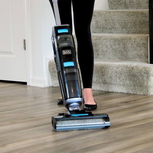 BLACK+DECKER Vacuum, Wash Duo Bagless Cordless HEPA Filter Stick