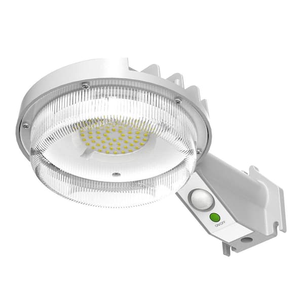 SBL 75-Watt Equivalent Integrated LED Gray MTN+D2D Outdoor Solar Barn Light, 1000 lumens at 5000K, weather resistant