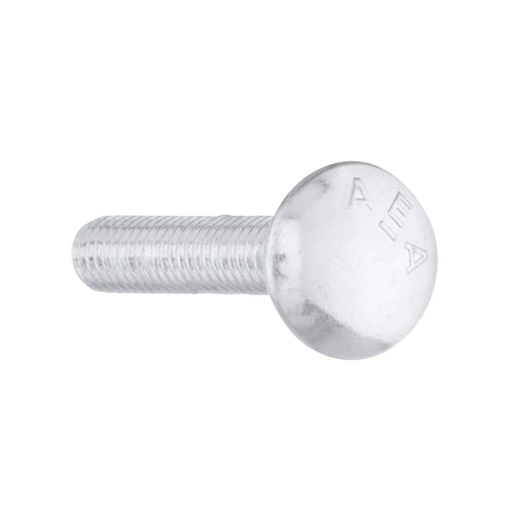 Everbilt 1/4 in.-20 x 1-1/2 in. Zinc Plated Carriage Bolt (100-Pack) 800020  The Home Depot