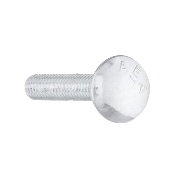 Everbilt 1/4 in.-20 x 1-1/2 in. Zinc Plated Carriage Bolt (100-Pack)