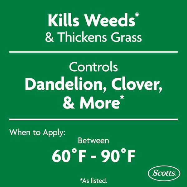 Turf Builder 11.32 lbs. 4,000 sq. ft. Weed and Feed5, Weed Killer Plus Lawn Fertilizer