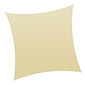 18 ft. x 24 ft. Rectangle Super Ring Sun Shade Sail 260 GSM Heavy Duty - Beige