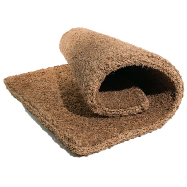 Plain Mat Natural 30 in. x 18 in. Coir Door Mat