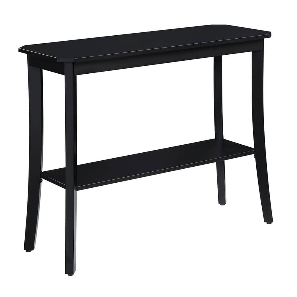 Designs2Go Baja 30 in. Black Rectangle MDF Console Table with Shelf price history on PriceWatchPro
