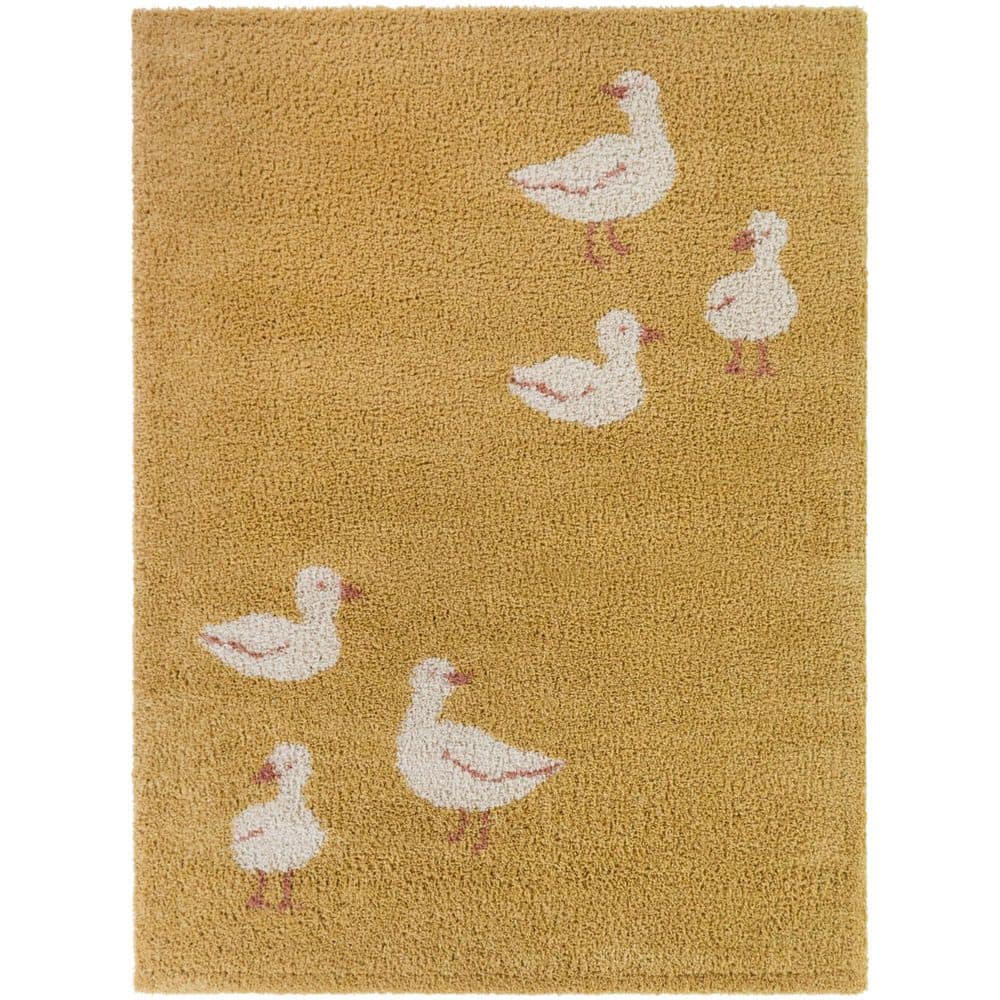 Featherstone Yellow 4 ft. x 6 ft. Youth Ducks Area Rug price history on PriceWatchPro