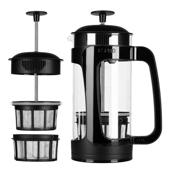 ESPRO 4 Cup French Press Coffee Maker, 32oz., Black 1432CBK The Home