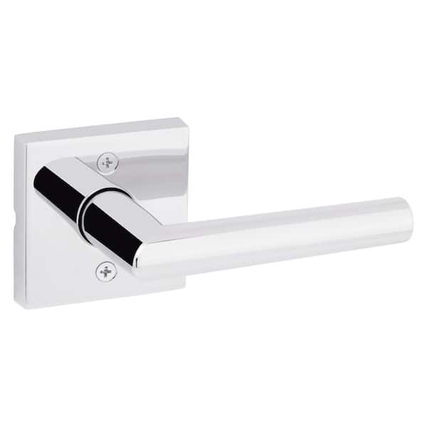Kwikset Halifax Square Polished Chrome Half-Dummy Door Handle
