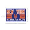 FANMATS New York Mets Blue 2.25 ft. Round Area Rug 31462 - The Home Depot