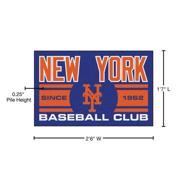 Fanmats New York Mets Baseball Mat - Retro Collection