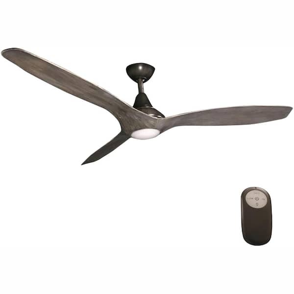 Home Decorators Collection Tidal Breeze 56 in. LED Indoor Vintage Pewter Ceiling Fan with Light Kit and Remote Control