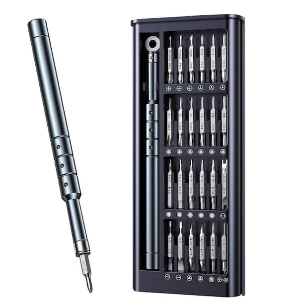 52-in-1 Precision Screwdriver Set Mini Repair Tool Kit with 24-Double-End Bits for Electronics and Gadgets Gift