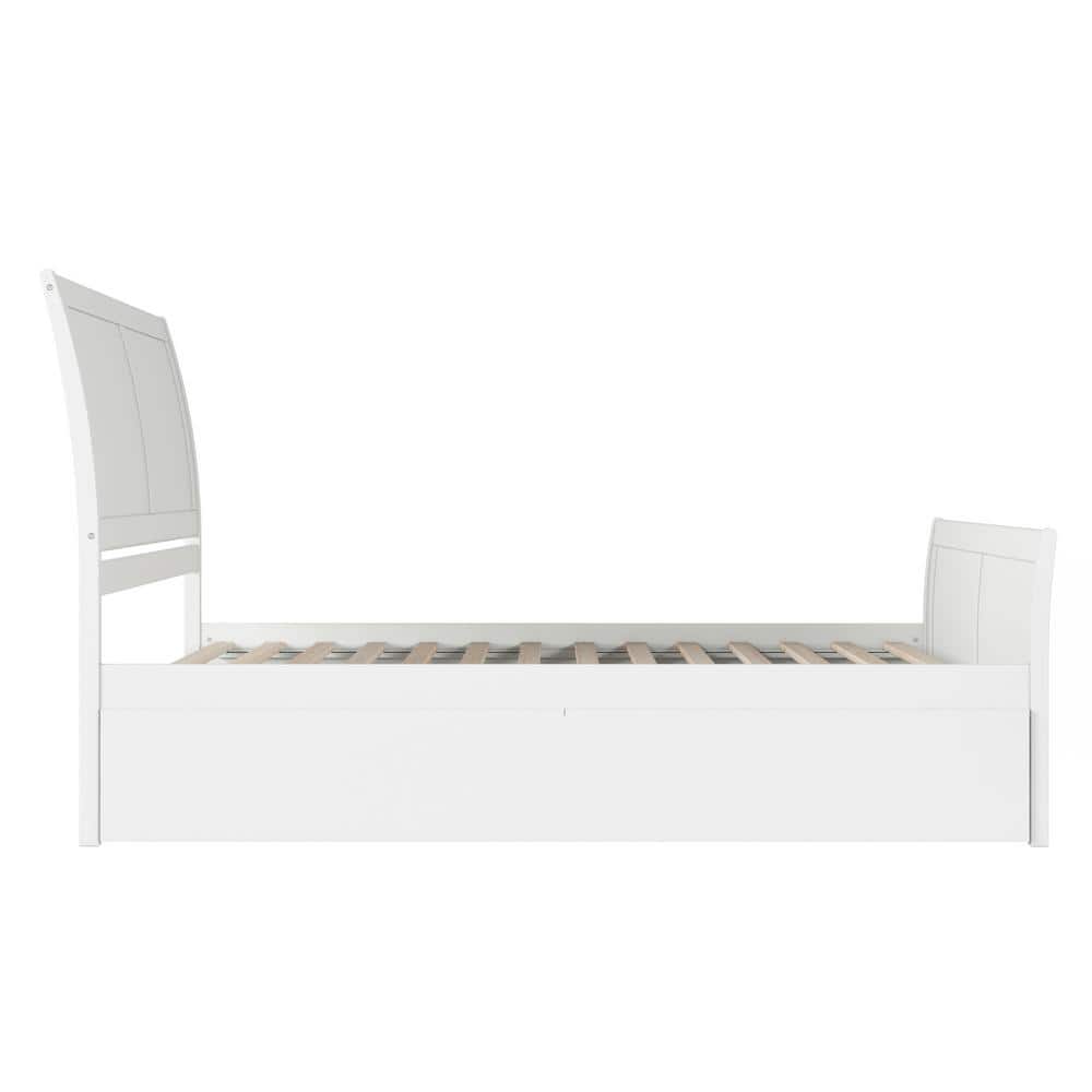 Portland White Queen Wood Storage Bed Frame - rated 3.8889 stars from 9 reviews